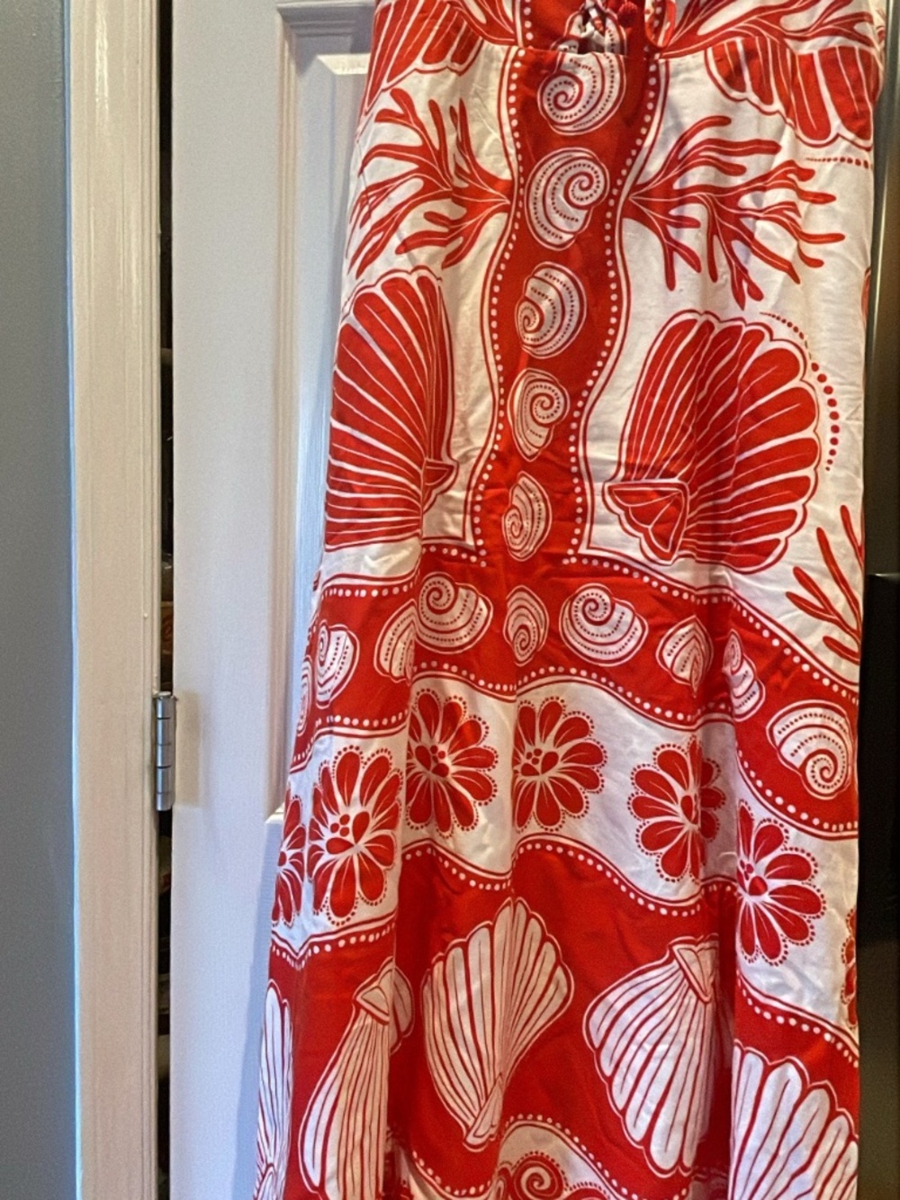 Farm Rio White Ainika Shell Maxi Dress - Picture 4 of 10